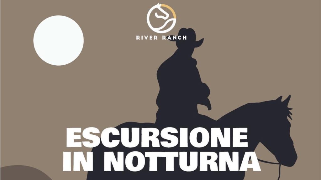 Escursione in notturna con i cavalli di ASD River Ranch
