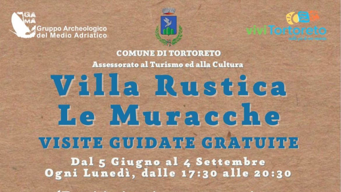Villa Rustica Le Muracche a Tortoreto visite guidate gratuite