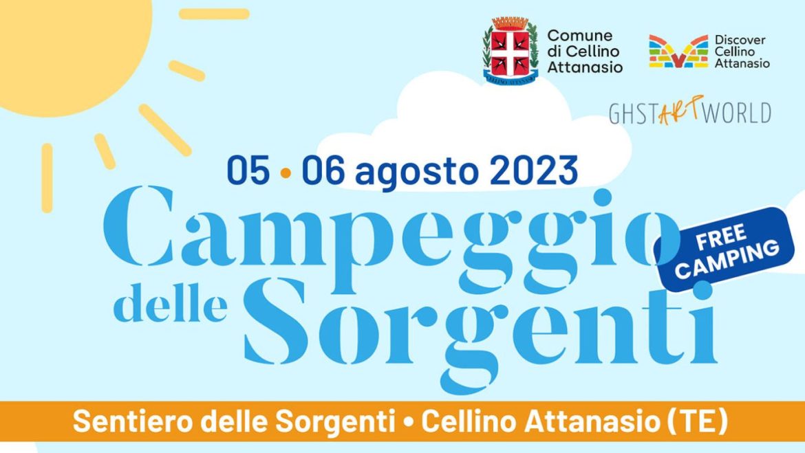 Campeggio al Sentiero delle Sorgenti natura, musica e aperitivo