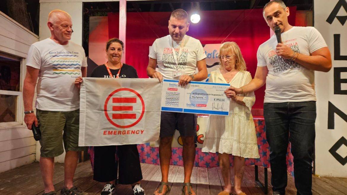 Hotel Baltic raccoglie 1.450 euro per ospedale pediatrico di Emergency