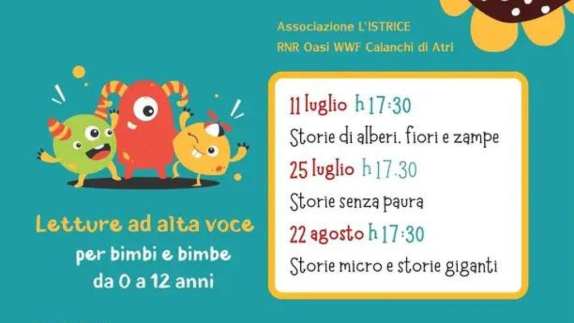 Letture ad alta voce ad Atri nella Riserva Naturale
