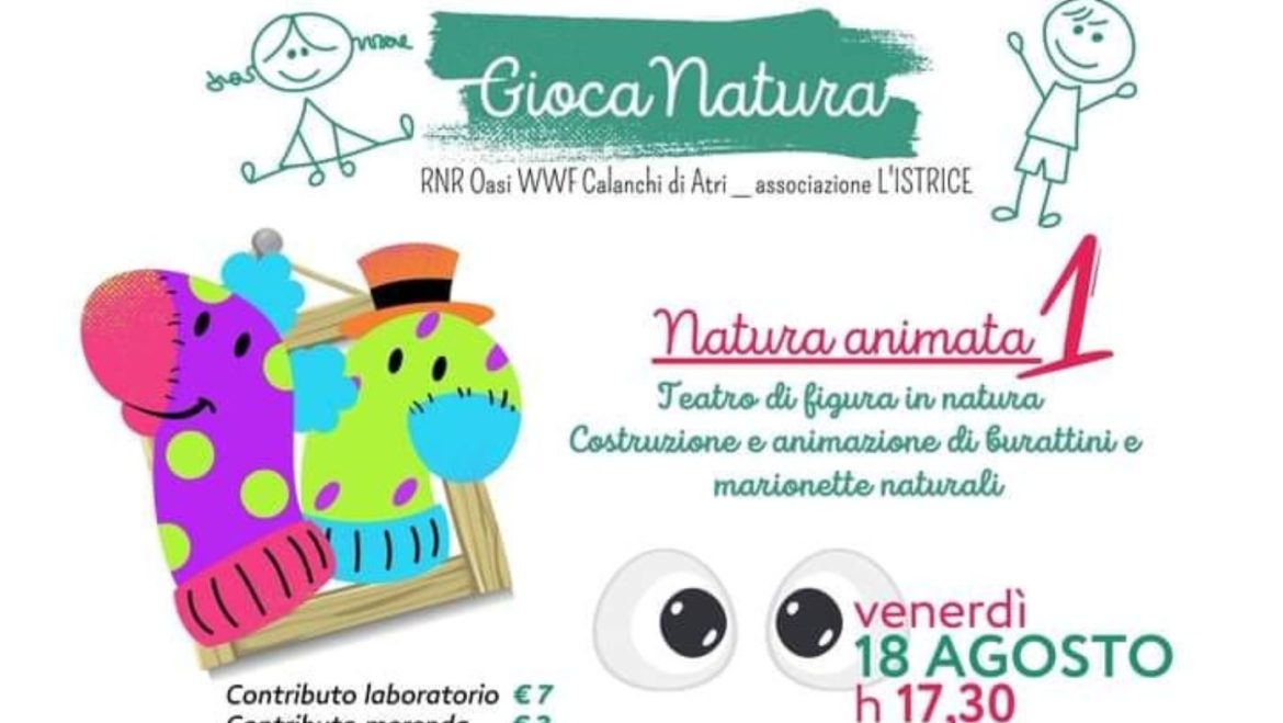 Natura animata ad Atri con il teatro di figura e i burattini