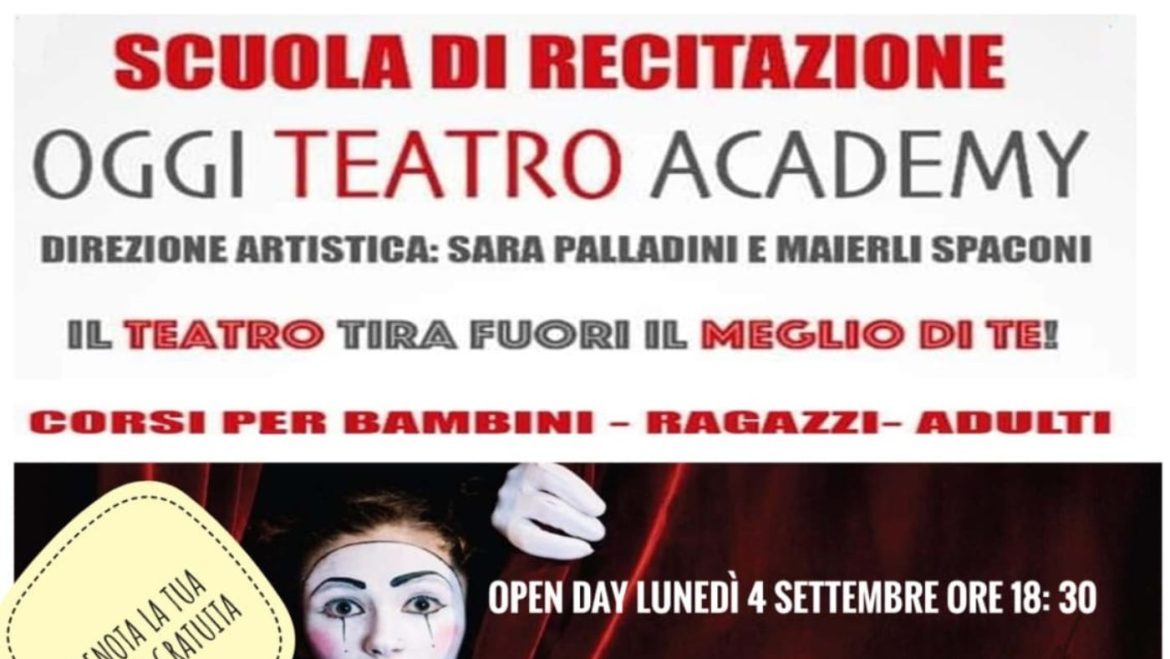 Oggiteatro scuola di recitazione a Martinsicuro per adulti e bambini