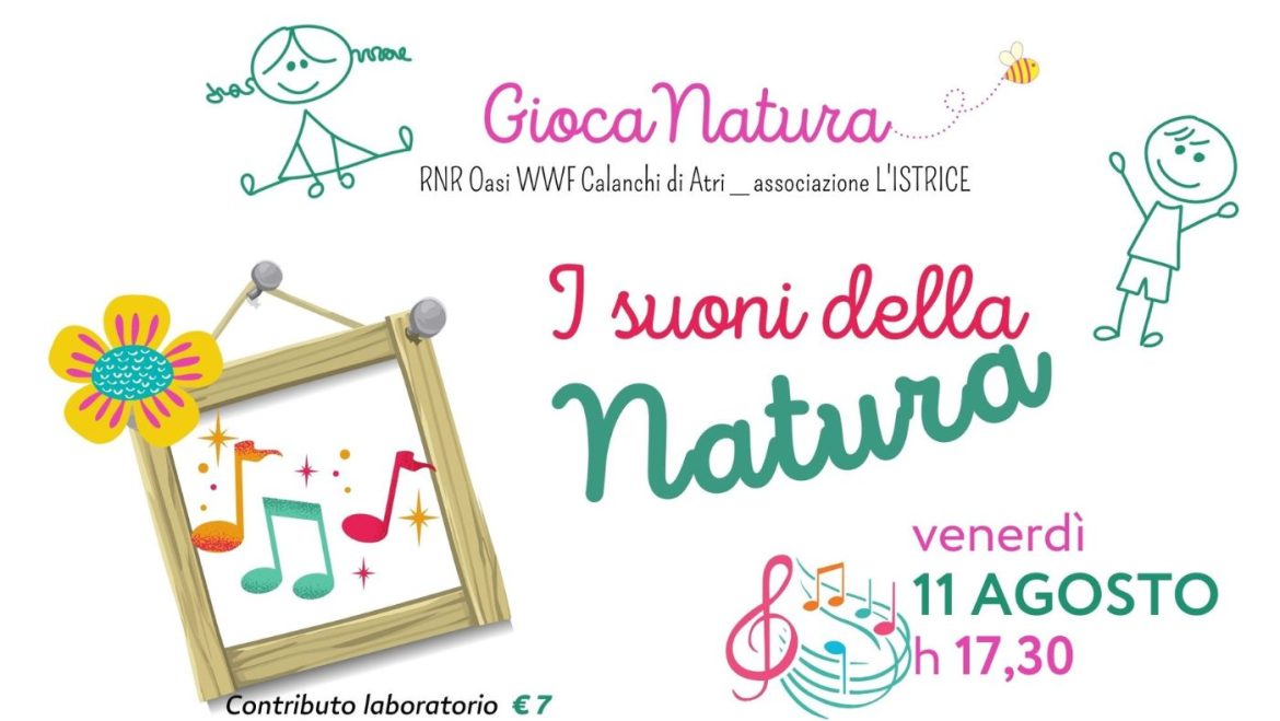 I Suoni della Natura laboratorio per bambini e merenda nella Riserva Naturale