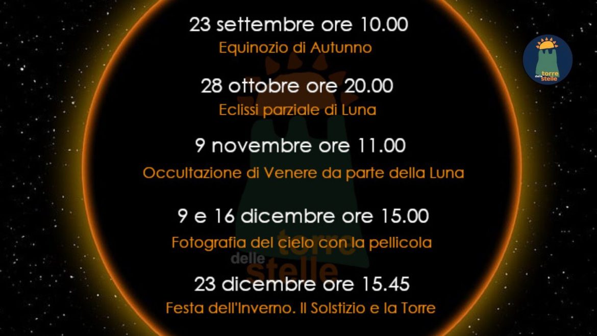 Autunno alla Torre delle Stelle di Aielli tutti gli appuntamenti fino a Natale