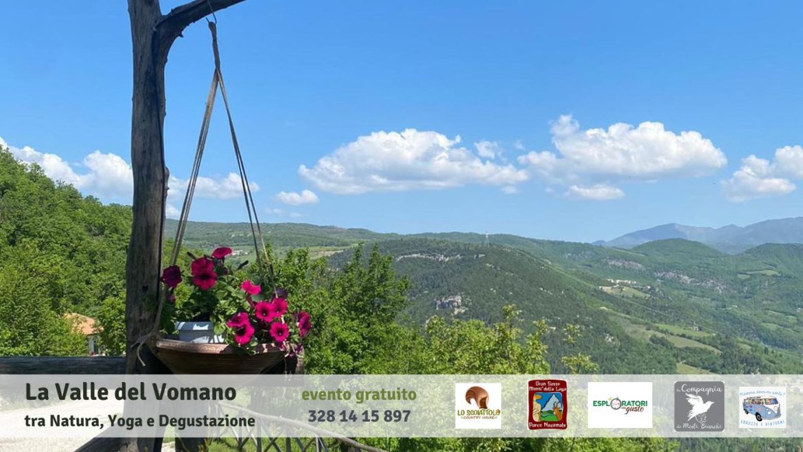 La Valle del Vomano tra natura, yoga e degustazione a Montorio al Vomano