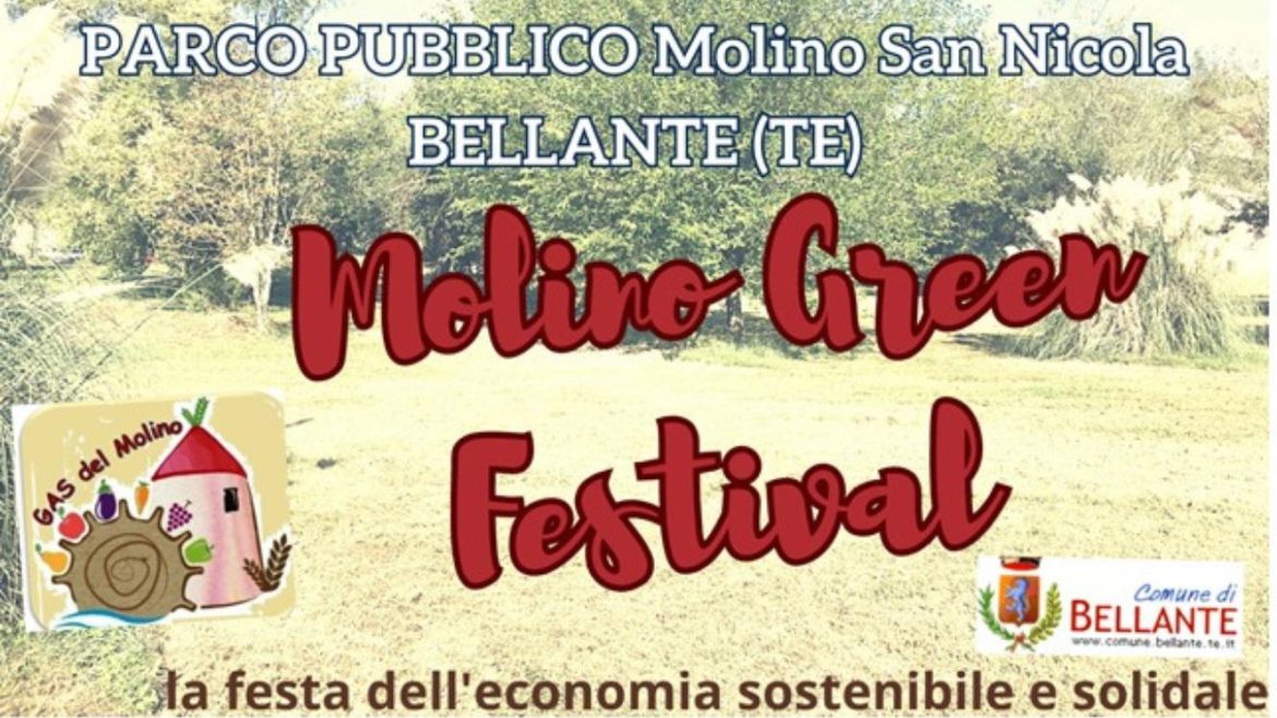 Molino Green Festival 2023 a Bellante festa dell’economia sostenibile e solidale