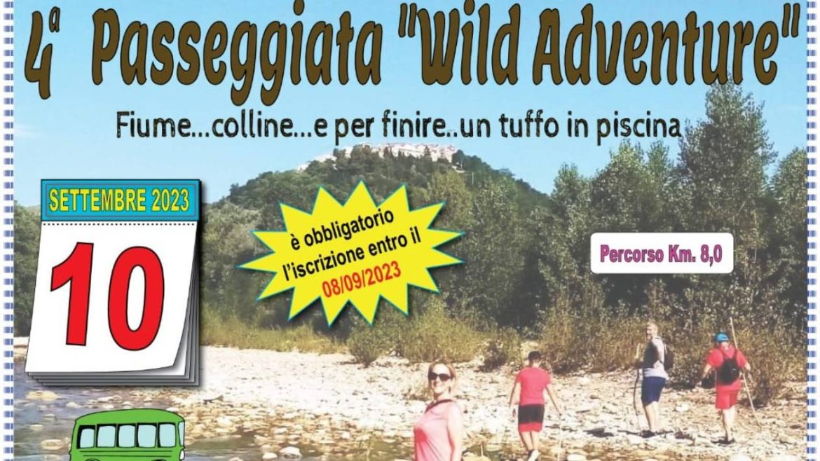 Passeggiata al fiume adatta ai bambini a Castilenti con colazione, pranzo e piscina