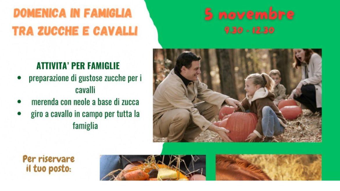 Domenica in famiglia tra zucche e cavalli a Ortona
