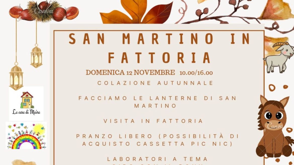 San Martino in fattoria a Catignano laboratori, pony e castagne