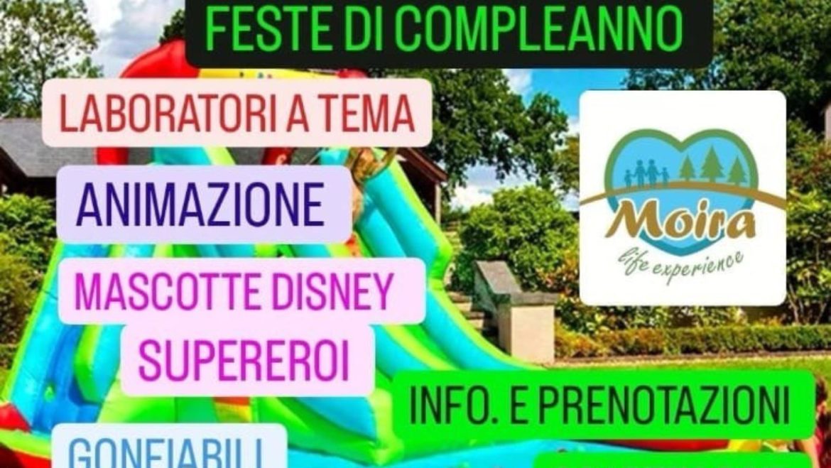 Feste di compleanno a Paglieta con animazione, gonfiabili e laboratori