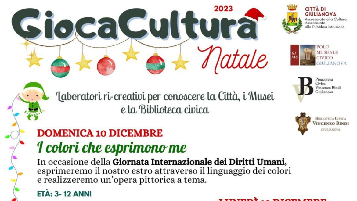 Laboratori di Natale con il Polo Museale a Giulianova