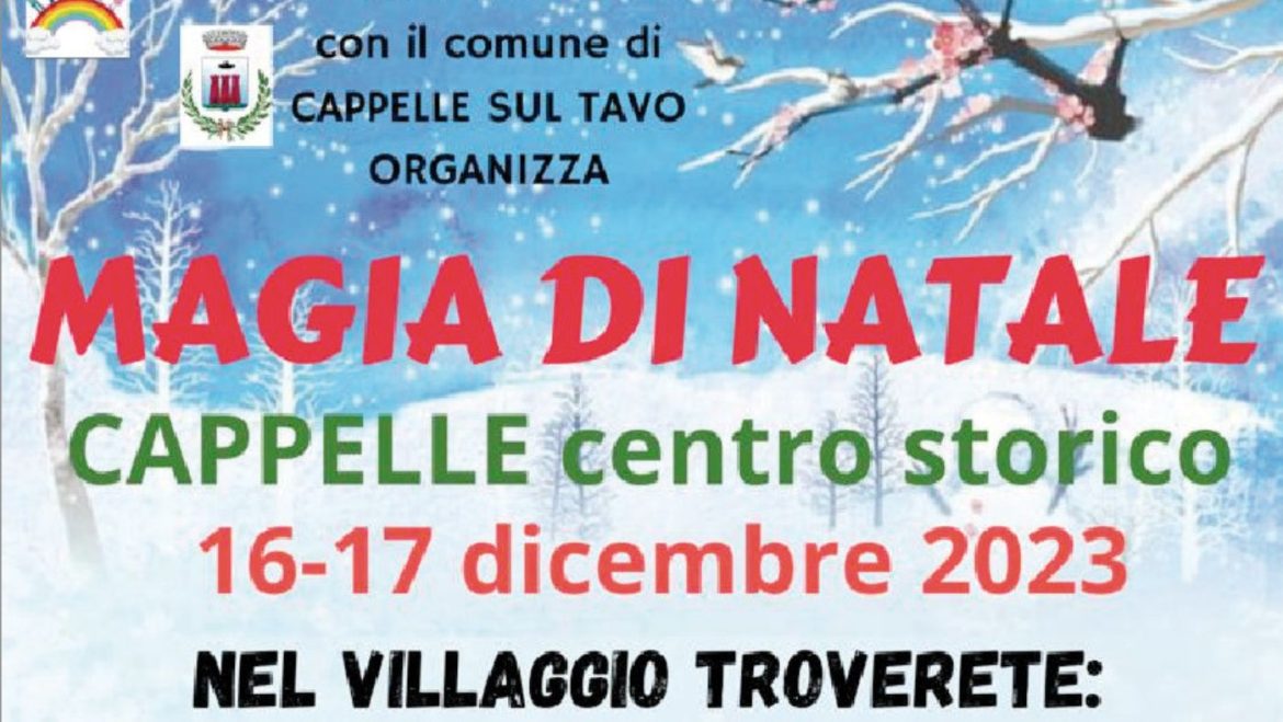 Magia di Natale a Cappelle sul Tavo laboratori, scuderia, mercatino 