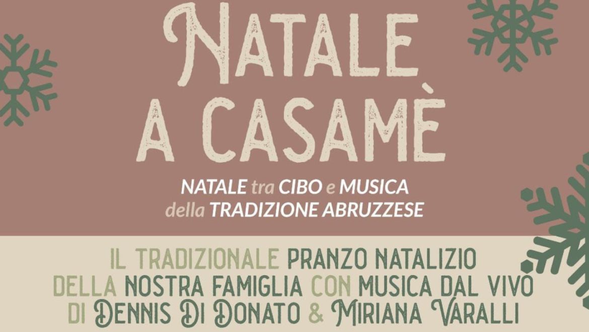 Natale 2023 in agriturismo a Civitaquana con la tradizione abruzzese