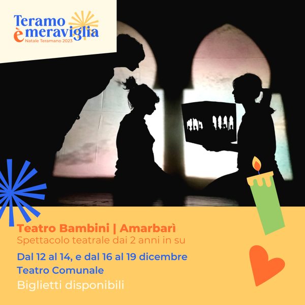 Teatro per bambini a Teramo con il Natale Teramano