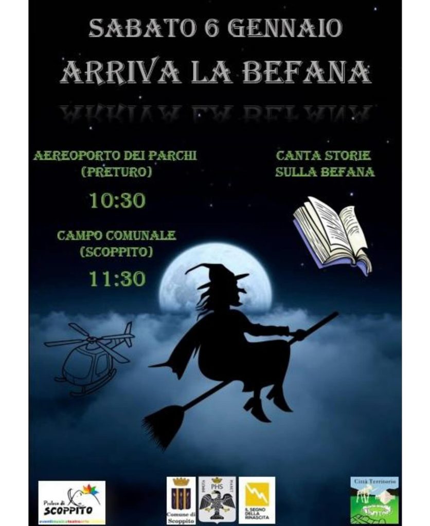 Arriva la Befana a Preturo e Scoppito