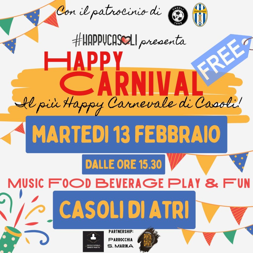 Carnevale a Casoli di Atri con Happy Carnival