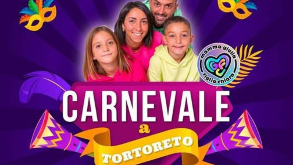Carnevale a Tortoreto con Mamma Giulia Figlia Chiara divertimento per tutti