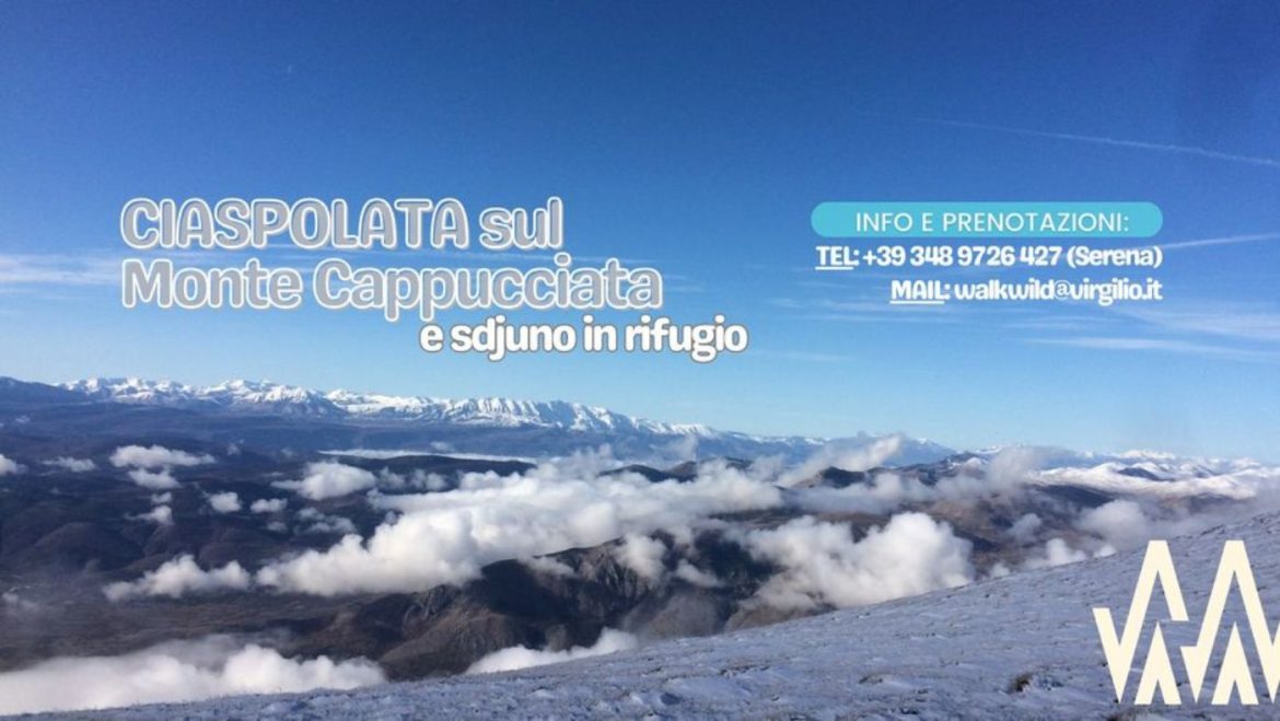 Ciaspolata al Monte Cappucciata e sdijuno in Rifugio 