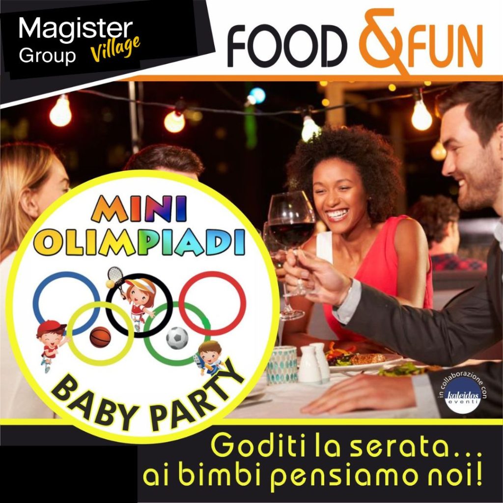 Mini Olimpiadi con Baby Party a Montesilvano al Magister Village