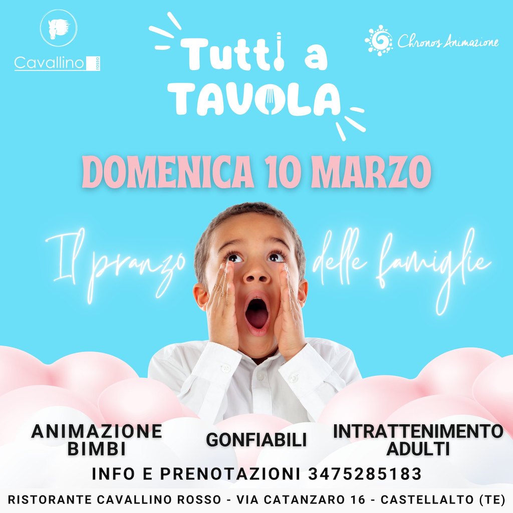 Tutti a Tavola- il pranzo delle famiglie a Castellalto