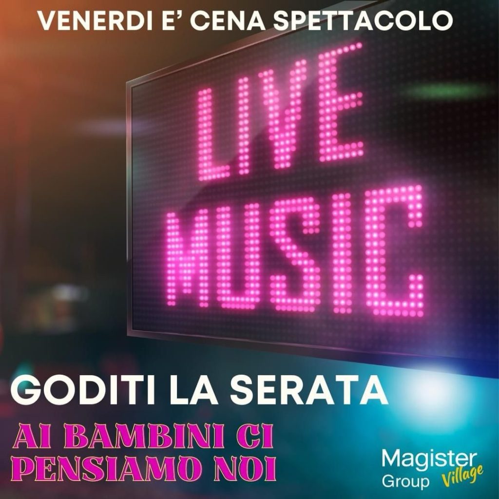 Venerdì con cena e spettacolo a Montesilvano
