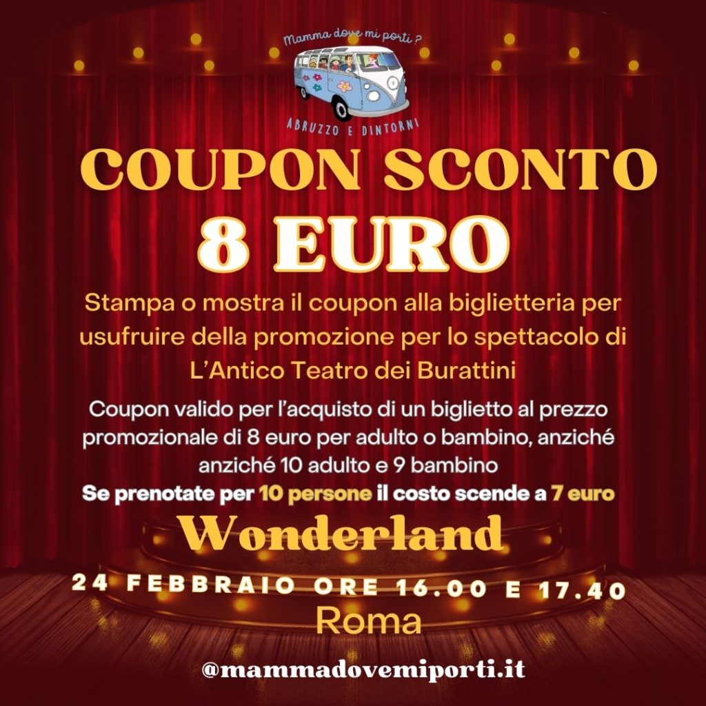 coupon sconto Roma