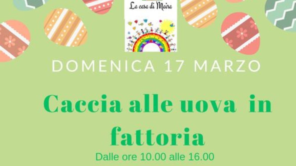 Caccia alle uova in fattoria a Catignano con picnic e laboratori