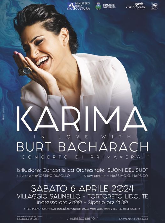 Concerto di primavera a Tortoreto Karima e l'Orchestra Suoni del Sud