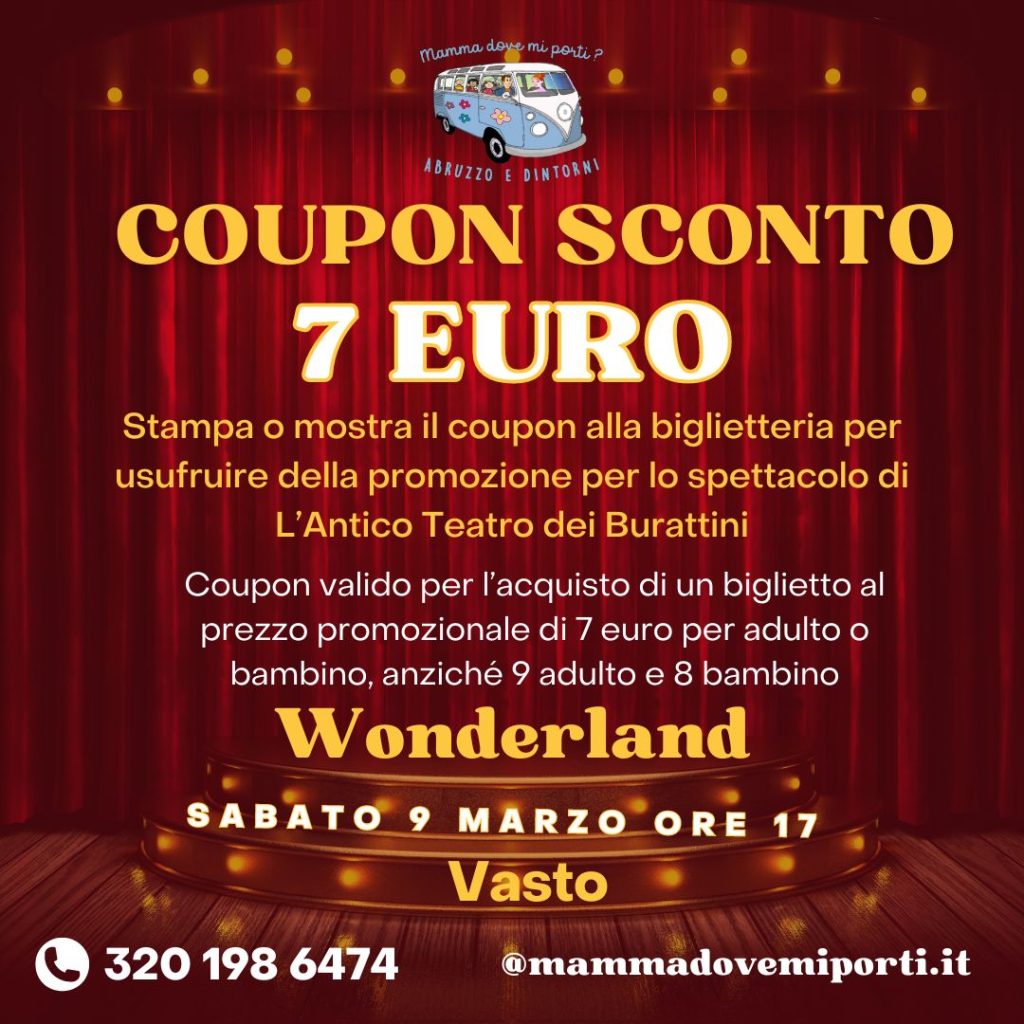 Coupon Sconto Teatro dei Burattini Vasto