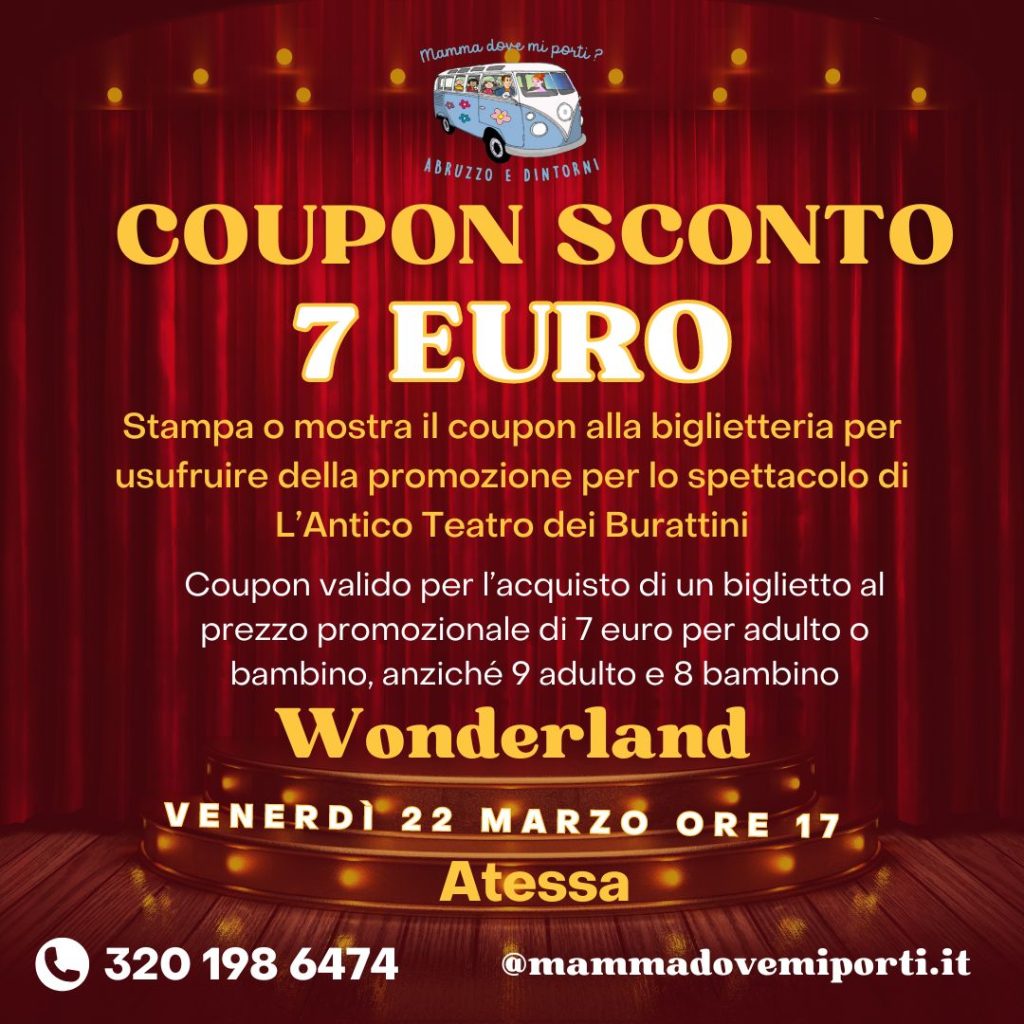 Coupon Sconto Teatro dei Burattini ad Atessa