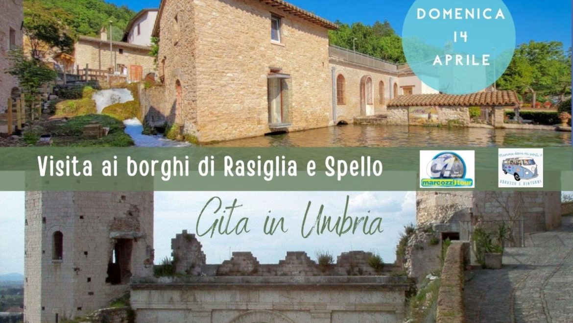 Gita a Rasiglia e Spello in Umbria in pullman