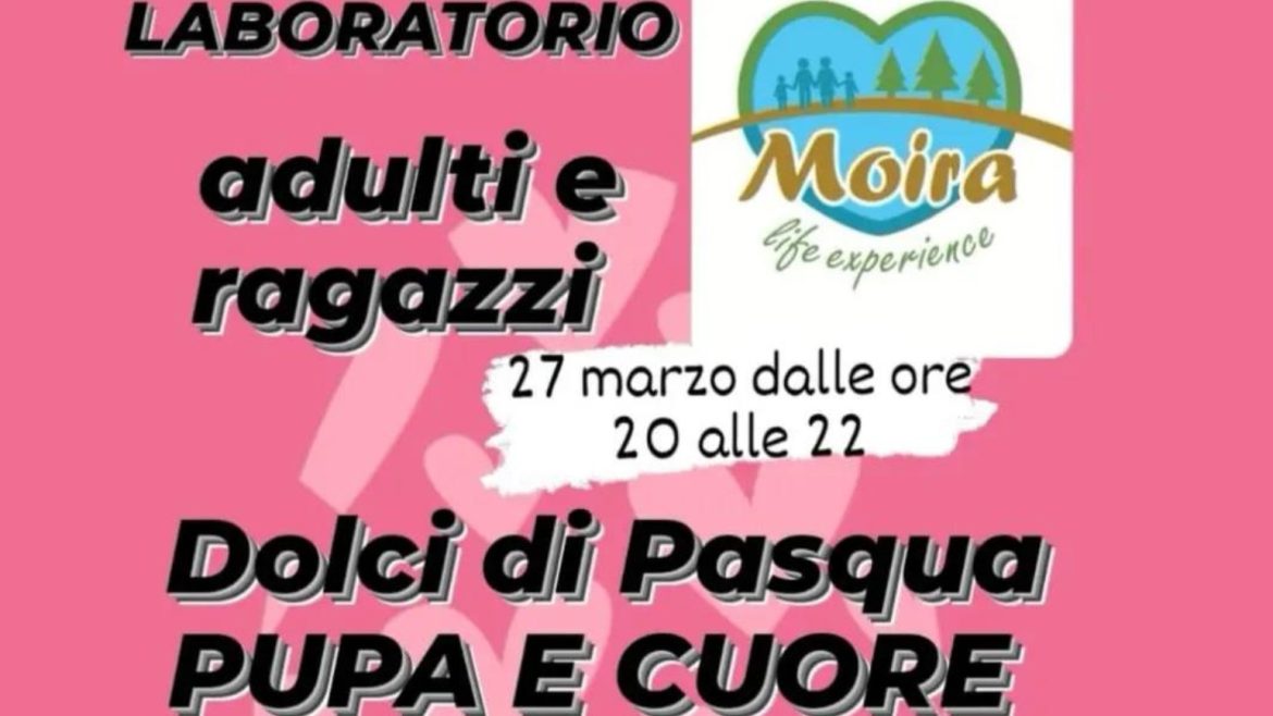 Laboratorio di pasticceria a Lanciano con Pupe e Cuori di Pasqua