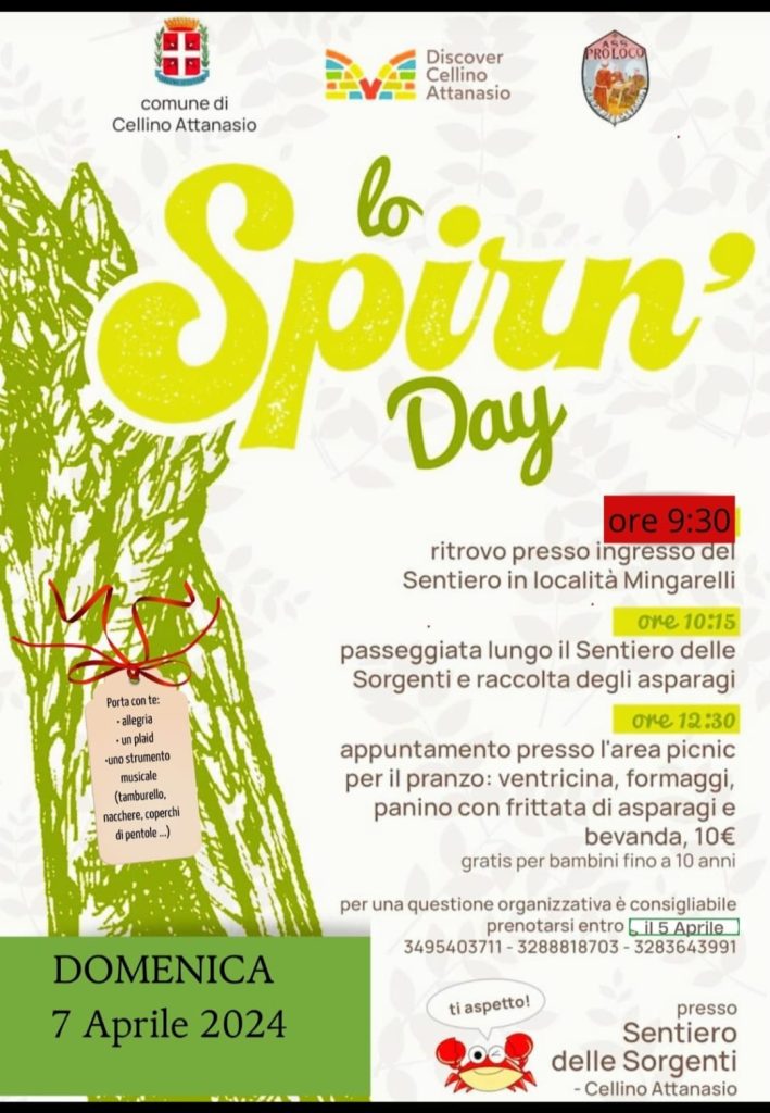 Lo Spirn Day 2024 a Cellino Attanasio raccolta e pranzo con gli asparagi in provincia di Teramo