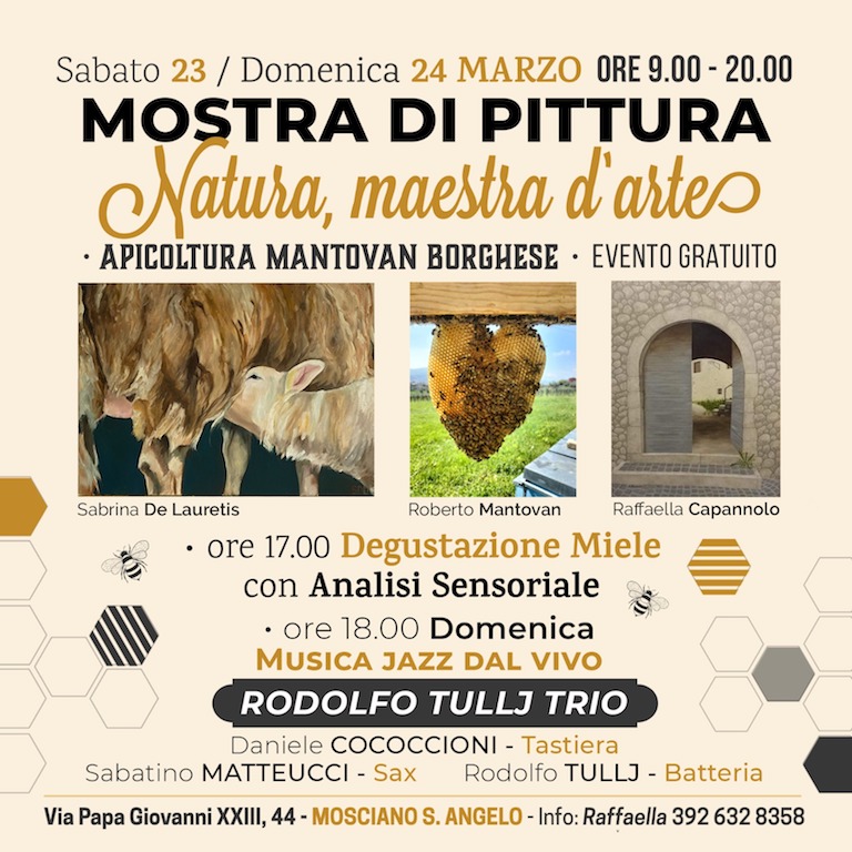 Mostra di Pittura e degustazione del miele a Mosciano Sant'Angelo