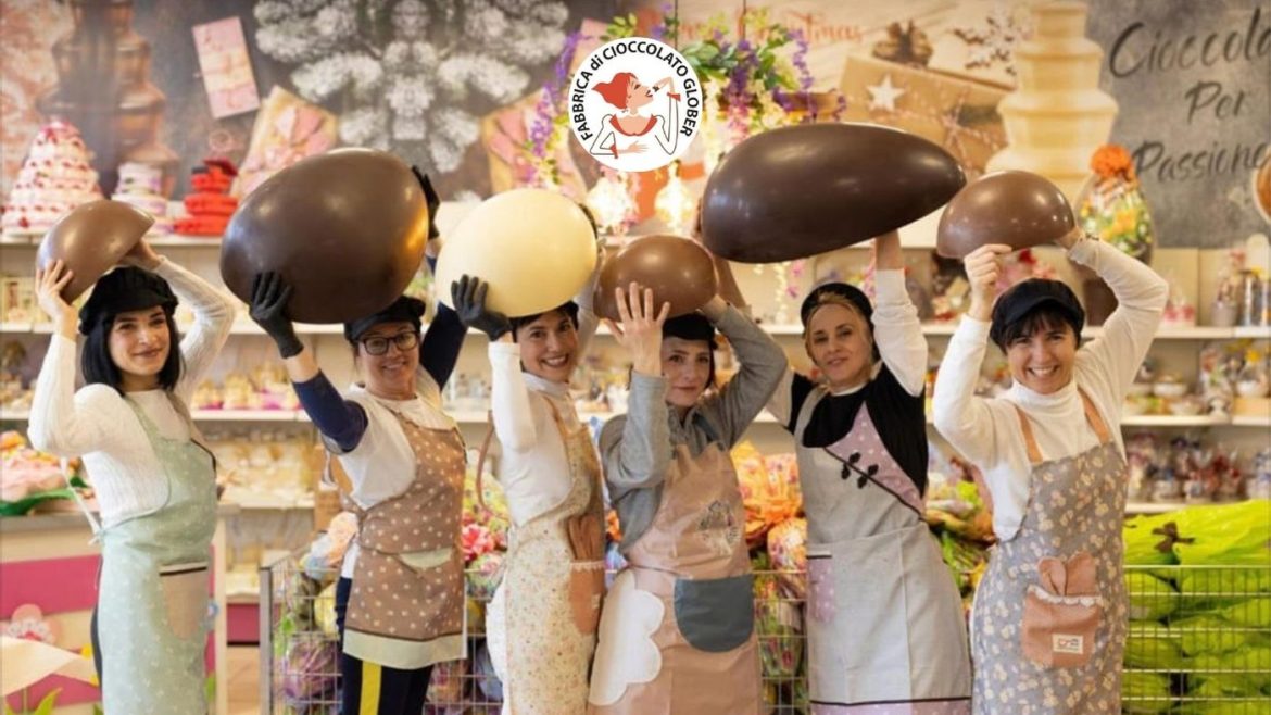 Pasqua a L’Aquila con il cioccolato e le colombe di Glober Dolciaria