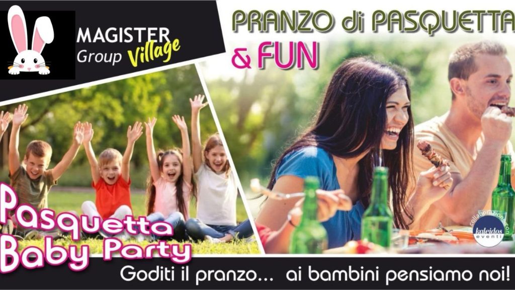 Pasquetta Party 2024 a Montesilvano con con animazione adulti e bambini