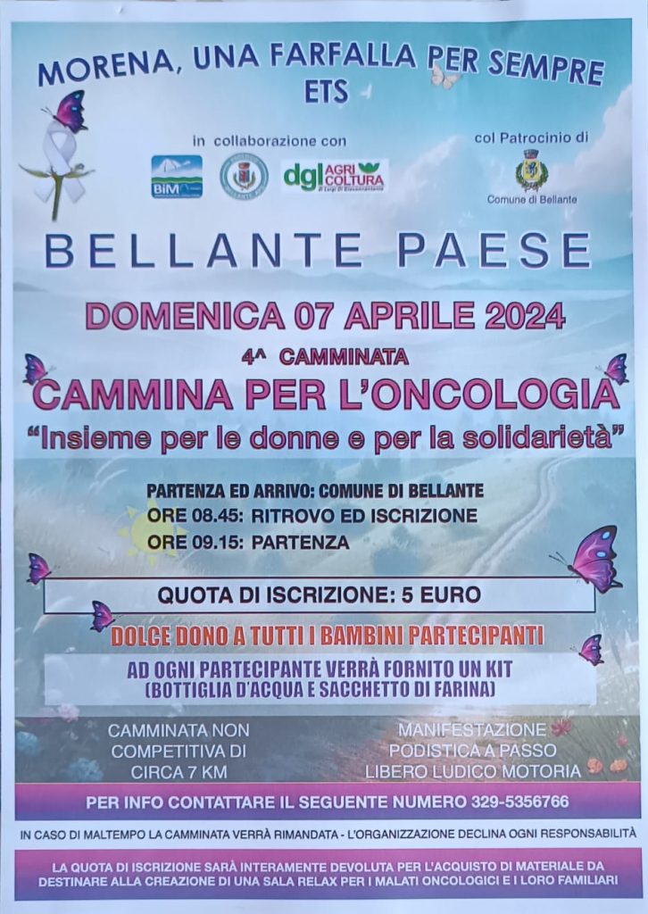 Passeggiata di beneficenza Cammina per l’oncologia a Bellante