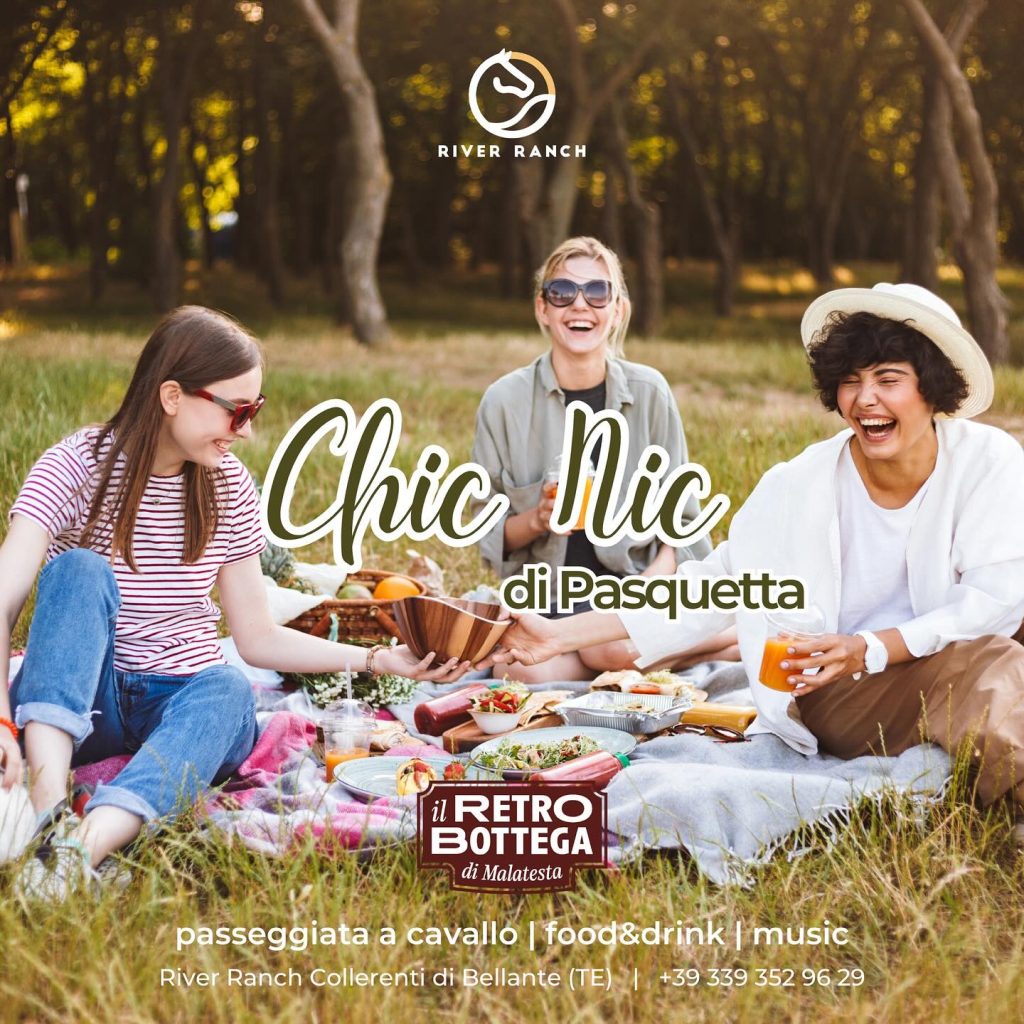 Picnic di Pasquetta con lo Chic Nic a Bellante con i cavalli e la musica