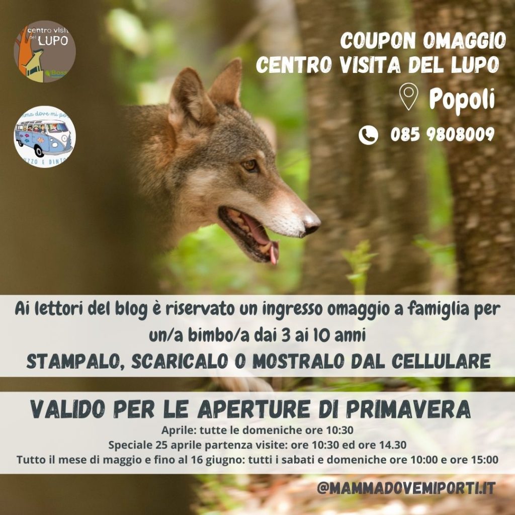 Primavera al Centro Visita del Lupo con omaggio ai lettori del blog