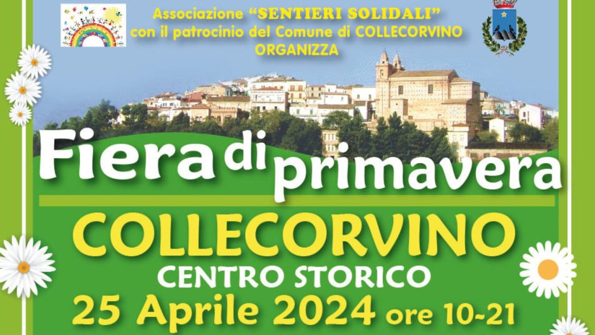 Fiera di Primavera 2024 a Collecorvino artigianato, animali, laboratori e area food
