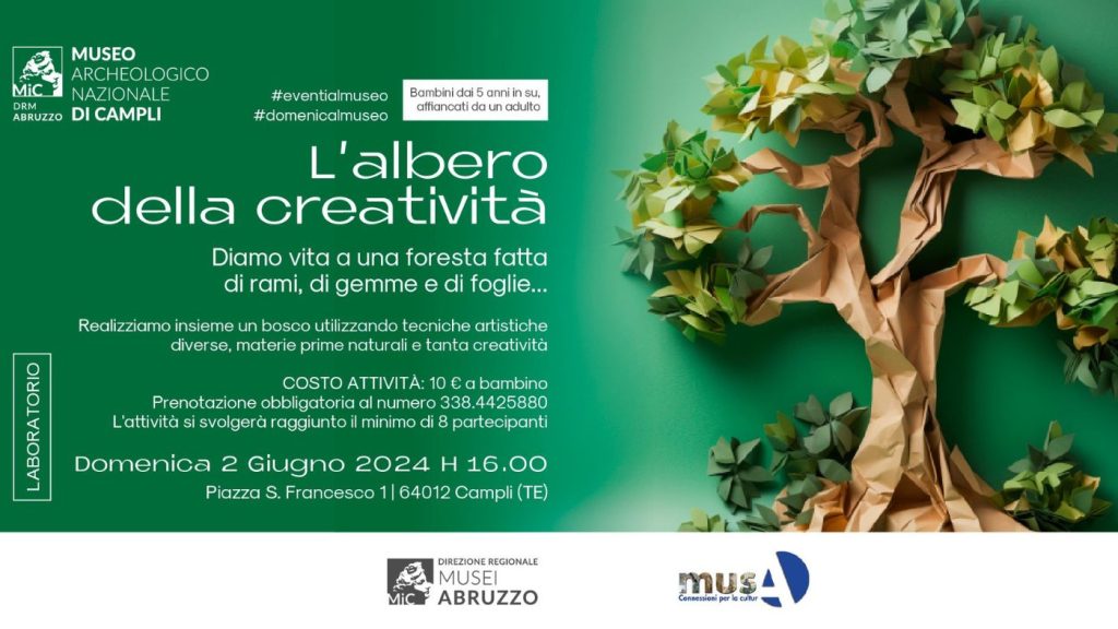 Laboratorio creativo per bambini al Museo Archeologico di Campli