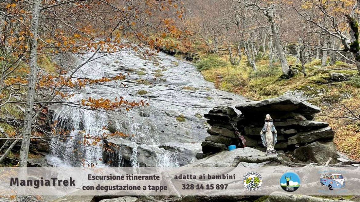 MangiaTrek escursione con degustazione a tappe a Cesacastina