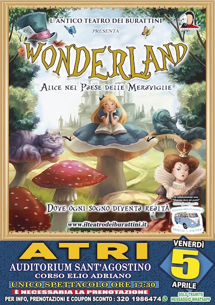 Teatro dei Burattini ad Atri con Wonderland