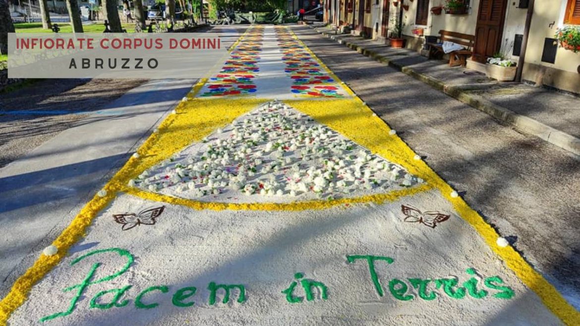 Infiorate Corpus Domini 2024 in Abruzzo divise per provincia