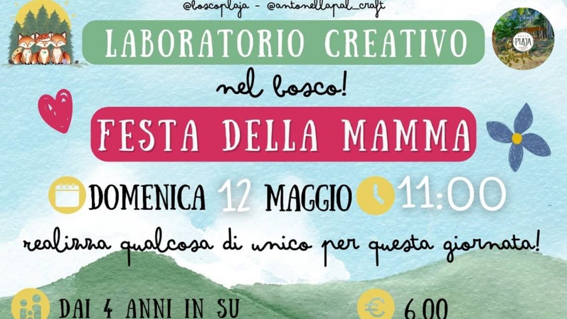 Laboratorio creativo per la Festa della Mamma a Introdacqua