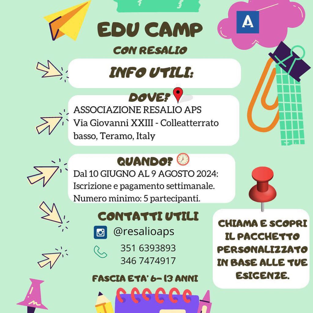 Quando e dove si svolgerà Edu Camp a Teramo
