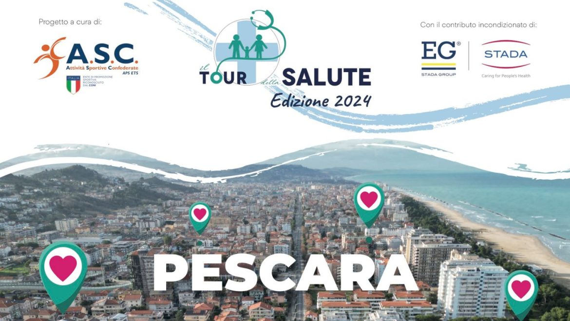 Tour della Salute a Pescara prevenzione, sport, cucina sana e divertimento