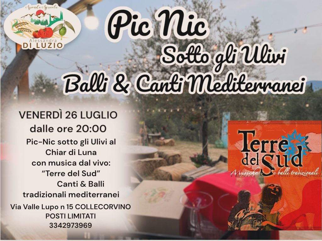 Aperitivi sotto gli Ulivi a Collecorvino