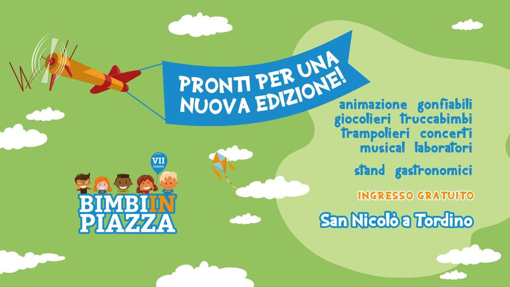 Bimbi in Piazza 2024 a San Nicolò a Tordino gonfiabili, spettacoli e giochi
